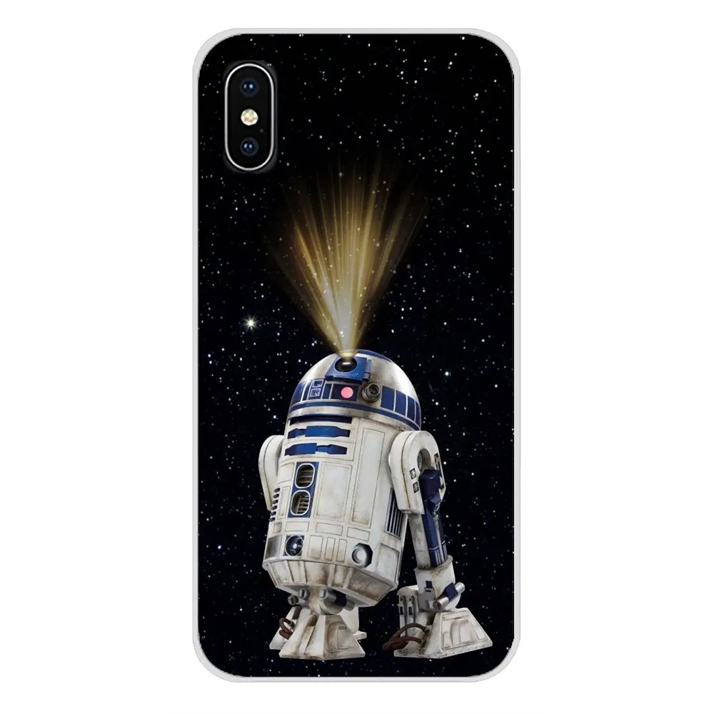 Для Samsung Galaxy S4 S5 MINI S6 S7 edge S8 S9 S10 Plus Note 3 4 5 8 9 модные Звездные войны R2D2 аксессуары для