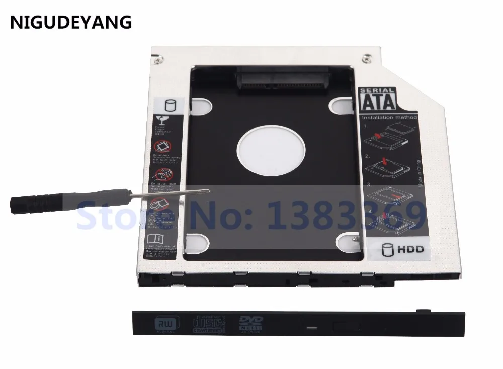 NIGUDEYANG 2 й оптический адаптер для жесткого диска HDD SSD Caddy Acer Aspire 1 жесткий диск 5 Extensa