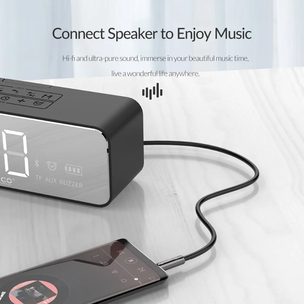 ORICO 3.5mm Audio Cable Jack Extension AM to AM/AM DM AUX Cord for iPhone Huawei Xiaomi Car Headphone Speaker PC | Электроника