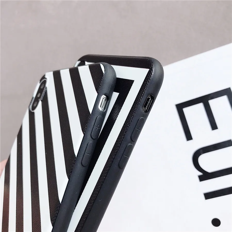 Cover Simple Black and White Series For huawei honor 8c Soft TPU Border Phone Protective Case Huawei Honor 8C |