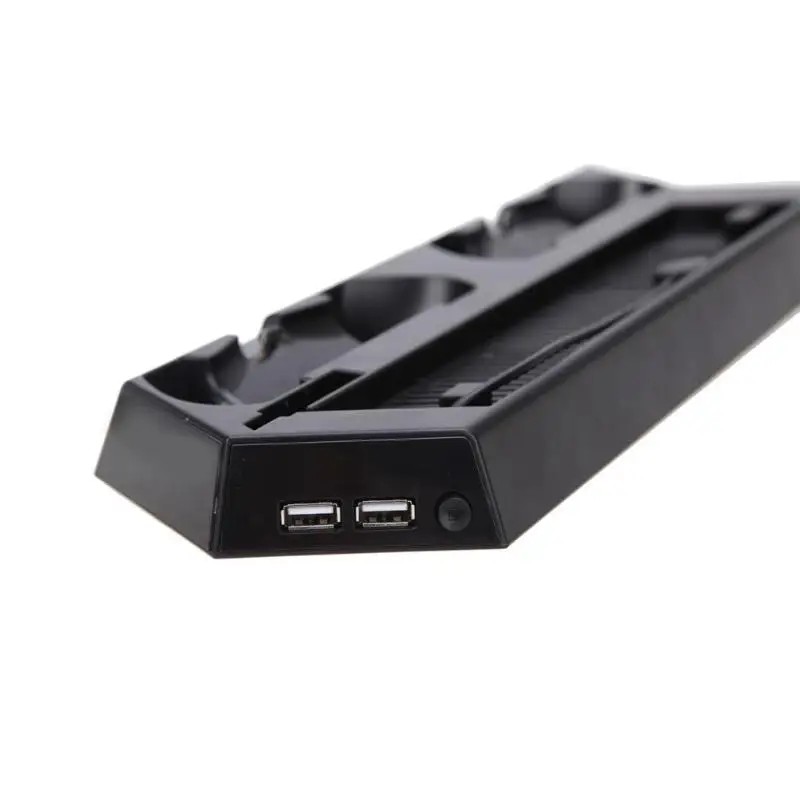 Игровая консоль подставка для PS4 тонкая консоль вертикальная игровая консоль подставка Док-станция с двойной зарядной станцией дропшиппинг