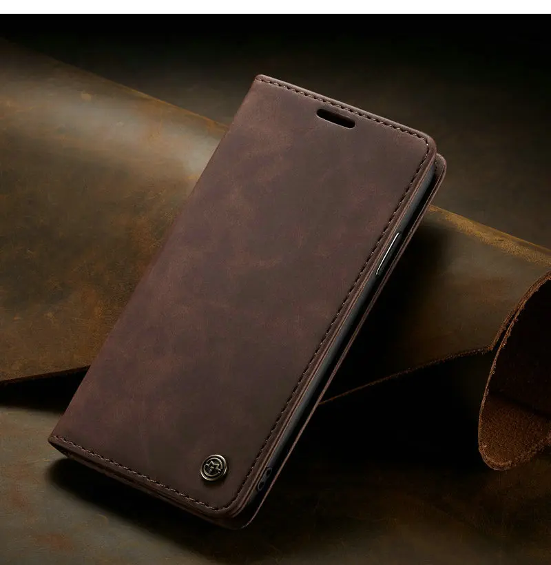 Чехол CaseMe для iPhone XR X 6 s 7 8 Plus Роскошные Ретро слоты для карт тонкий кошелек Флип кожаный чехол для телефона iPhone Xr Xs Max