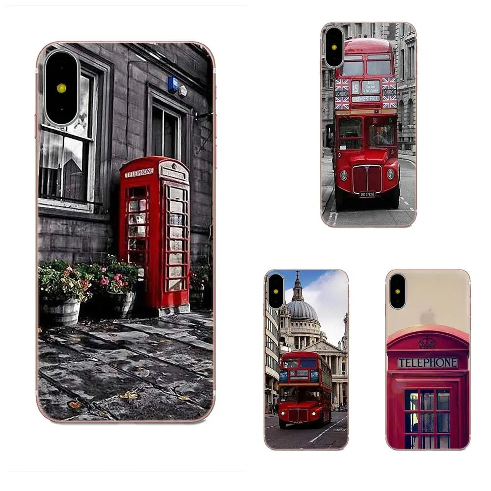 Мягкий силиконовый чехол для Huawei Honor Mate 7 7A 8 9 10 20 V8 V9 V10 G Lite Play Mini Pro P Smart London Bus