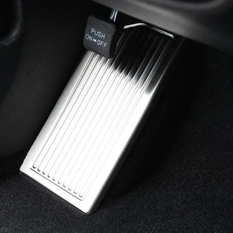 Автомобильная внутренняя Тормозная лампа для ног из нержавеющей стали рамка