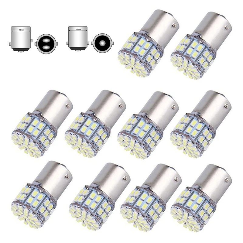 10x12 в 24 супер яркие 1156 BA15S P21W 1157 Bay15d P21/5 Вт 50SMD 1206 3020 50 светодиодов SMD Автомобильные