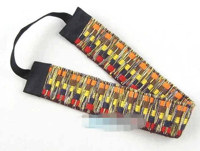 Оптом и в розницу Модные Винтажные богемные цветные тканевые повязки на голову популярные модные аксессуары для волос