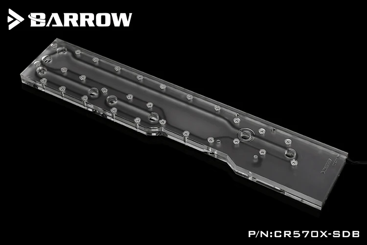 Водная плата для Corsair 570X / 500D Barrow чехол водного блока Intel CPU и однократного/двойного