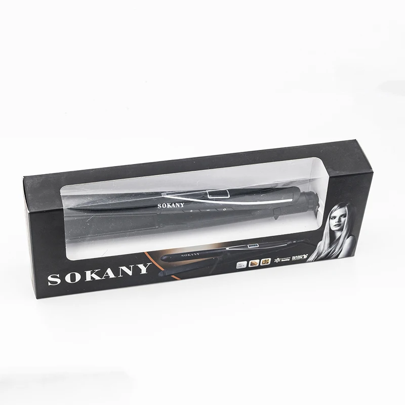 New Professional Hair Straightener Tourmaline Ceramic Straightening Iron Curling Irons Styling Waves | Красота и здоровье
