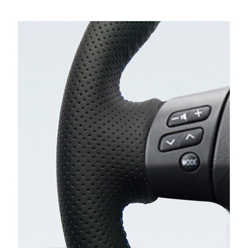 diy black pu artificial leather car steering wheel cover for toyota corolla 2004 2006 caldina 2002 2007 rav4 us 2005 free global shipping