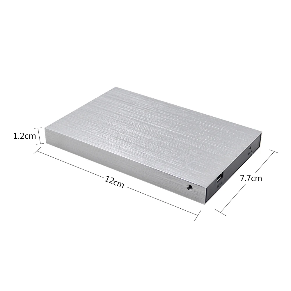 CHIPAL Новый универсальный алюминиевый USB 2 0 для SATA 3 5 &quotHDD SSD чехол внешний корпус