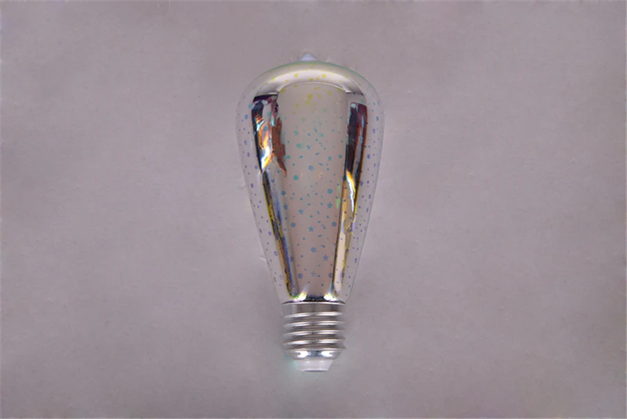 Zoyabell Led 3D Edison ЛАМПЫ фейерверк E27 лампы накаливания Ретро Винтаж декоративные RGB света в помещении Edison 110 В 220 В лампа