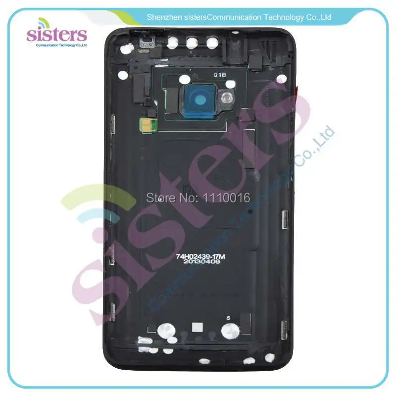 5Pcs Wholesale Hot Sale Silver Black New Back Housing Cover Case Battery Door For HTC One / 801e / M7 Free Shipping images - 6