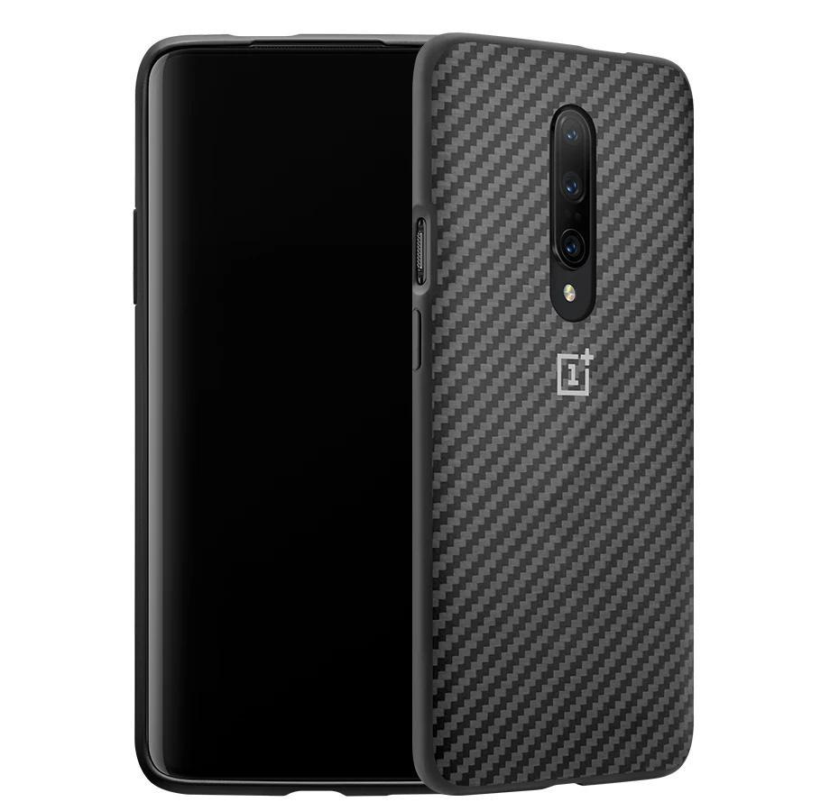 Официальный OnePlus 7 Oneplus 7 Pro 7T 7T Pro защитный чехол Karbon из углеродного песчаника нейлоновый бампер чехол задняя крышка оболочка