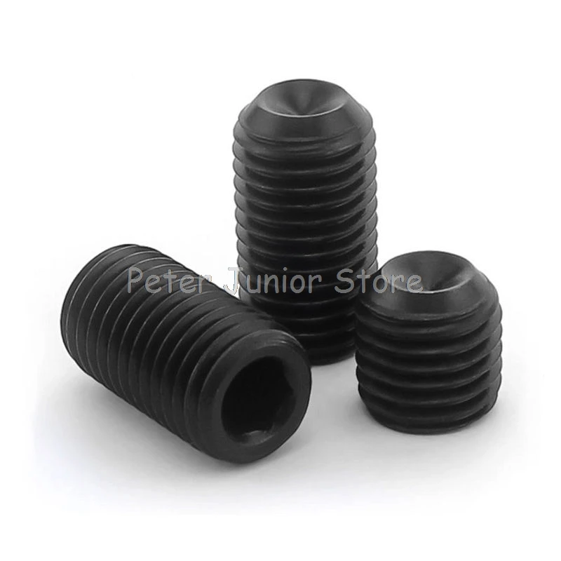 

1 Set M3-M8 240pcs Black Alloy Class 12.9 Hexagon Socket Set Screws DIN916 YZY