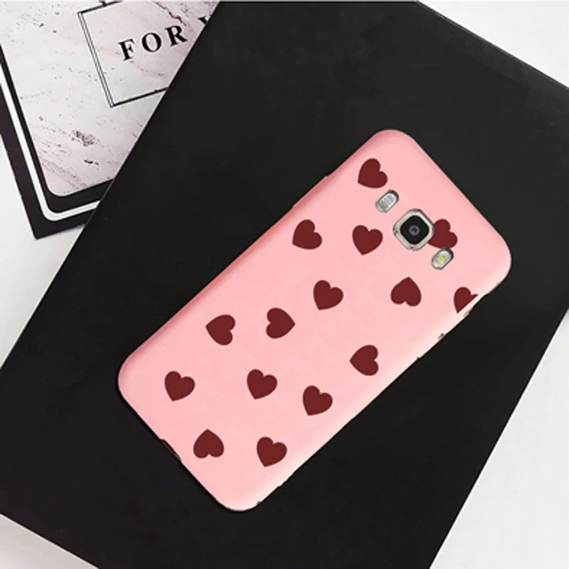 Милый чехол IZYEKY для samsung Galaxy J3 J5 J7 EU Pro J2 Prime J8 J4 J6 Plus Стильный чехол - Цвет: love 8 pink case