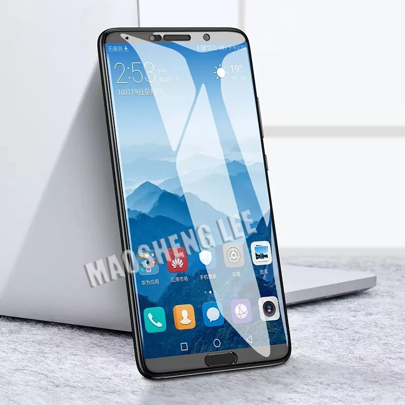 2 шт. закаленное стекло для Huawei Mate 10 / Pro защита экрана анти Blu Ray Защитная пленка mate