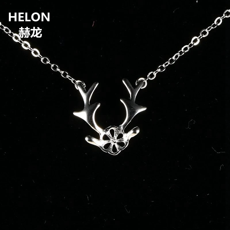 Женское Ожерелье из стерлингового серебра 925 пробы белого золота с