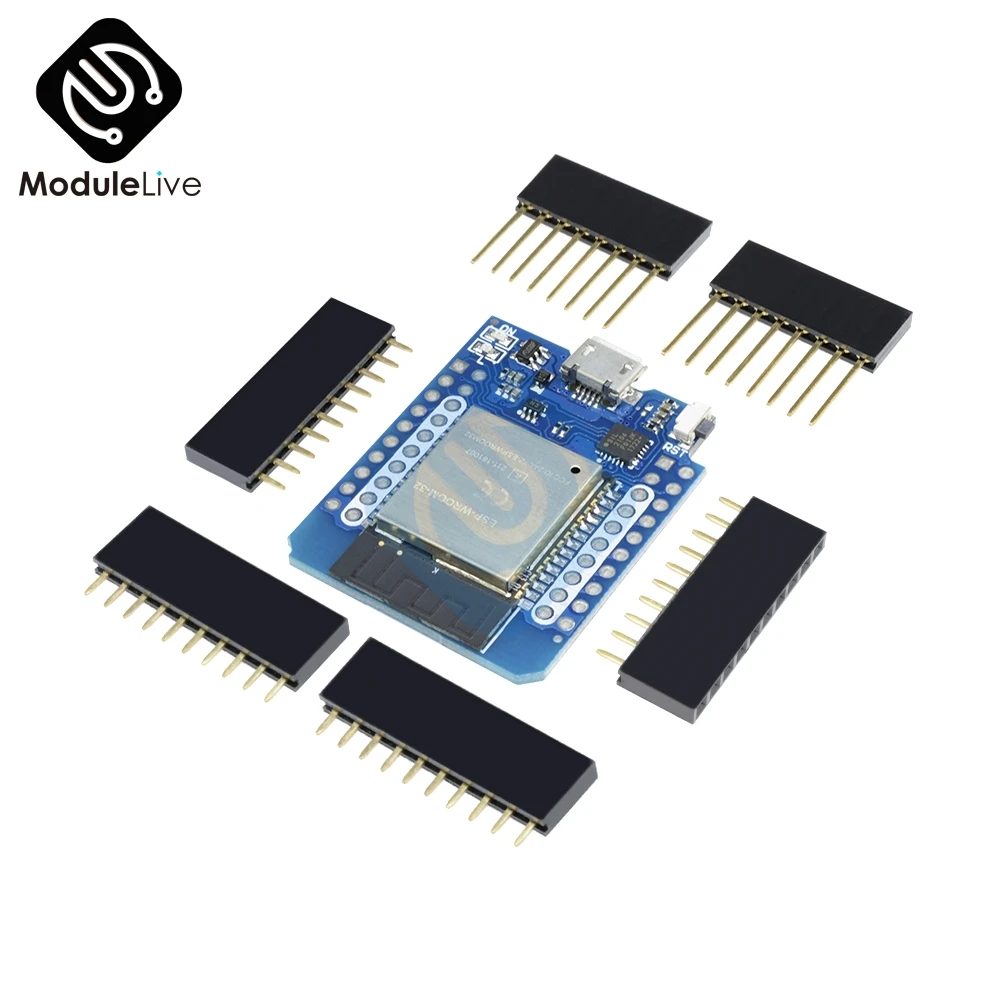 Макетная плата с модулем и штифтами для Arduino DIY KIT Wemos Mini D1 ESP8266 ESP32 ESP 32S WIFI + Bluetooth