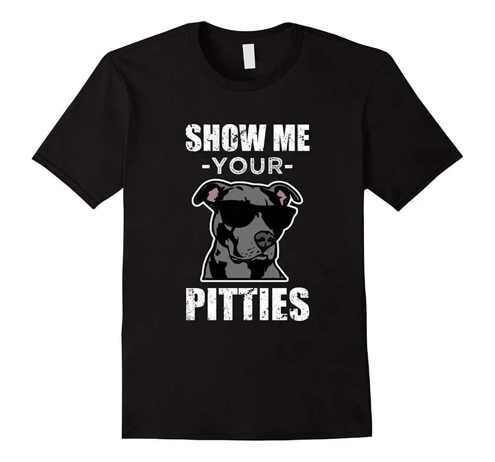 

Graphic Letter T Shirt Men Casual Cotton Short Sleeve Show Me Your Pitties Funny Saying Cool Pitbull Shirt Gift Vintage T Shirts