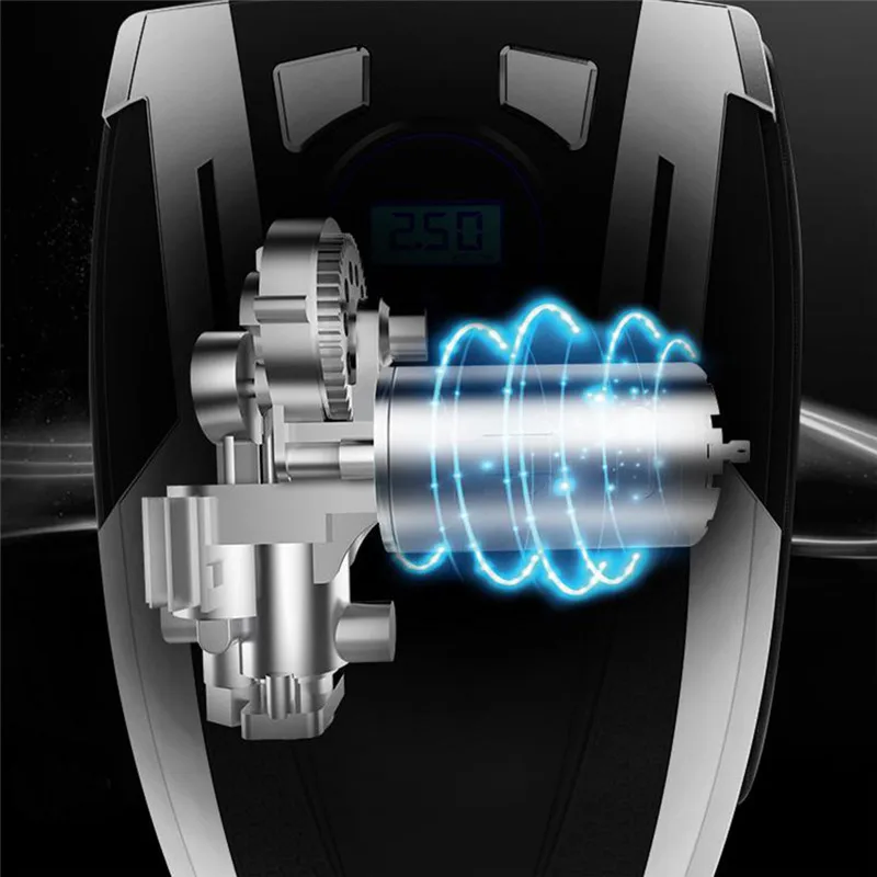 Автомобильный 12V 150 PSI цифровой насос для шин портативный воздушный компрессор