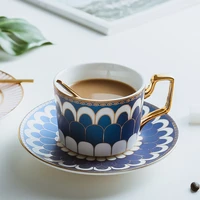 boreal europe style bone china porcelain coffee cup phnom penh afternoon teacup cup and saucer set lovers gift