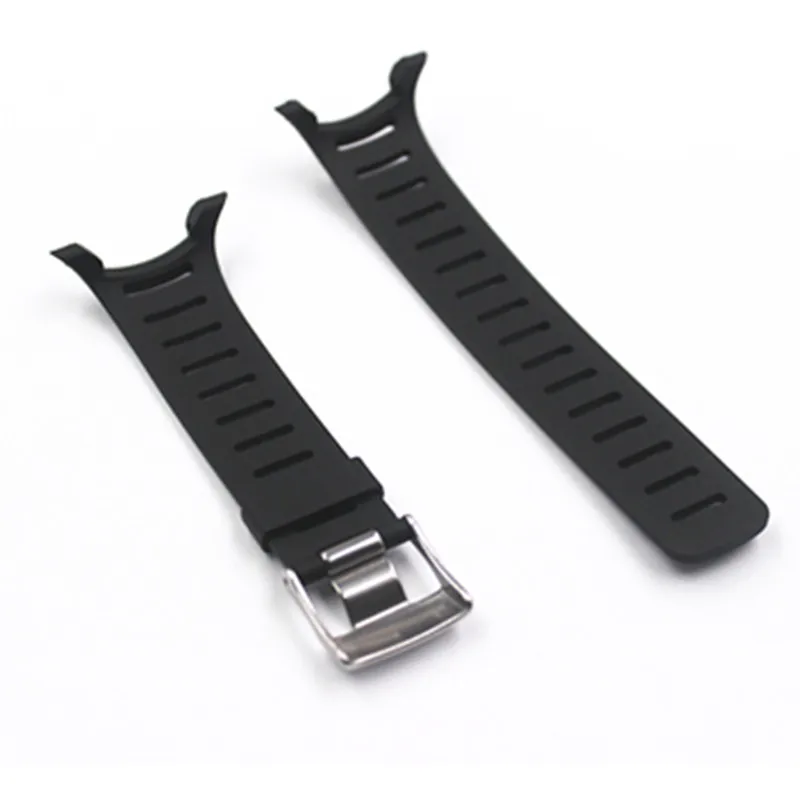 100% Natural Rubber Watch Band Strap Accessories For Suunto T1 / T3 / T4 Series Watchband Replace + 2Pcs Screwdriver