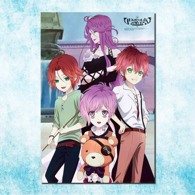 Вышивка Алмазная картина домашний декор DIABOLIK LOVERS живопись аниме полный квадрат дрель крестиком подарок наклейки на стену ручной работы - Цвет: Diamond YXCV865-01