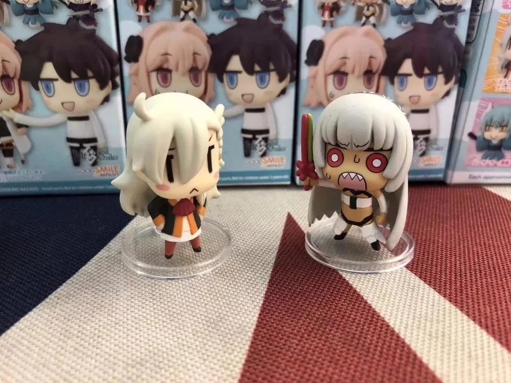 HKXZM аниме 5 см Fate Grand Order Jeanne dɺrc Olgamally Fujimaru Ritsuka Kiyohime Artila Astolfo ПВХ Фигурки игрушки