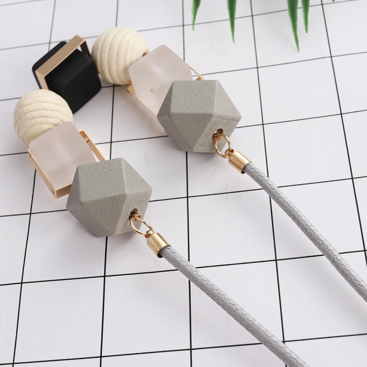 PIXNOR женские креативные геометрические ожерелья висячие цветные деревянные