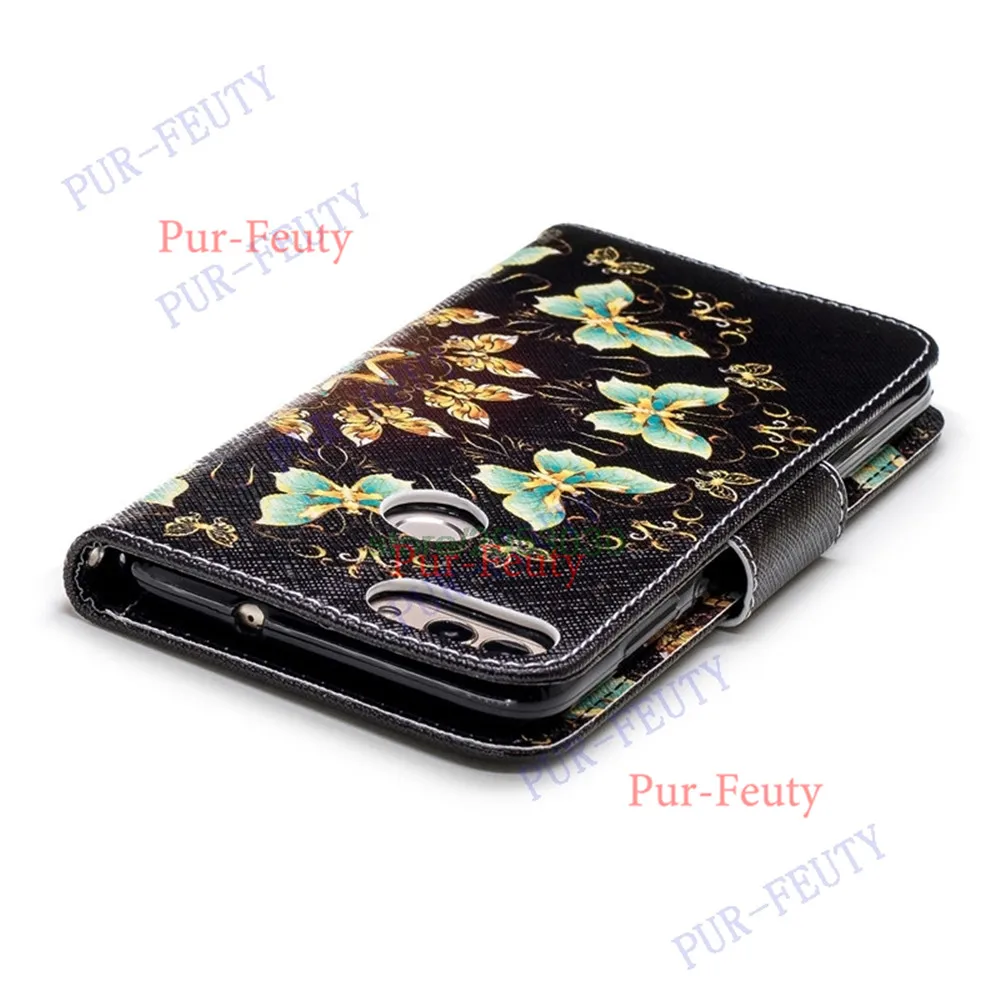 Чехол с откидной крышкой для huawei P smart FIG-LX1 FIG-LX2 Чехол-бумажник для мобильного телефона с креплением на поясной ремень крышка для того, чтобы наслаждаться фотоаппаратов моментальной печати 7 S FIG-l21 FIG-l22 сумка чехол из ТПУ