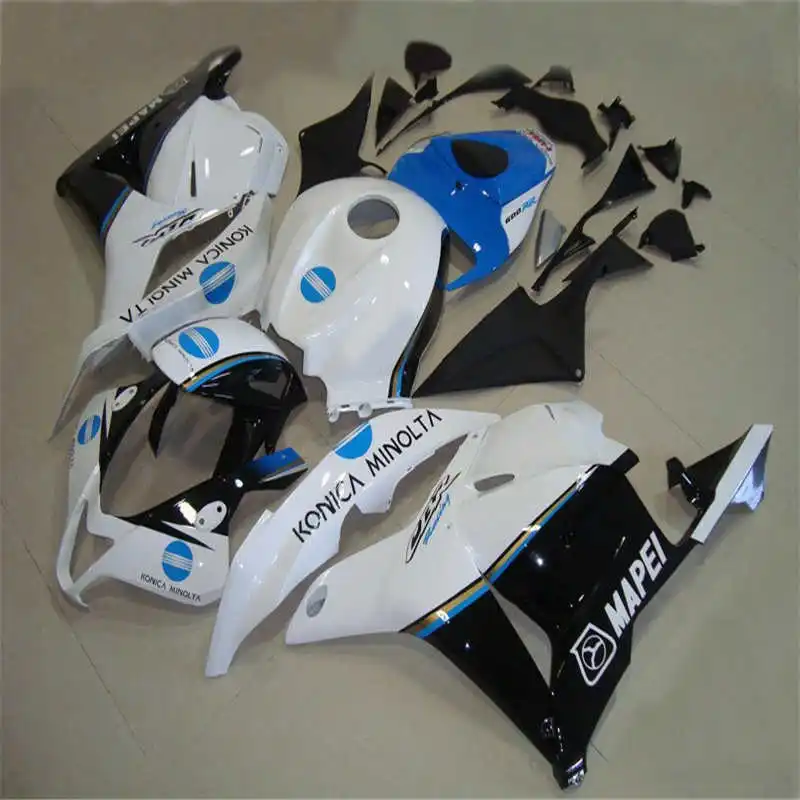 

injection mold CBR 600 RR 09 10 Kits white blue CBR 600 RR Motorcycle Fairing 09 10 CBR 600 RR 2011 Fairing Kits 2009 - 2012