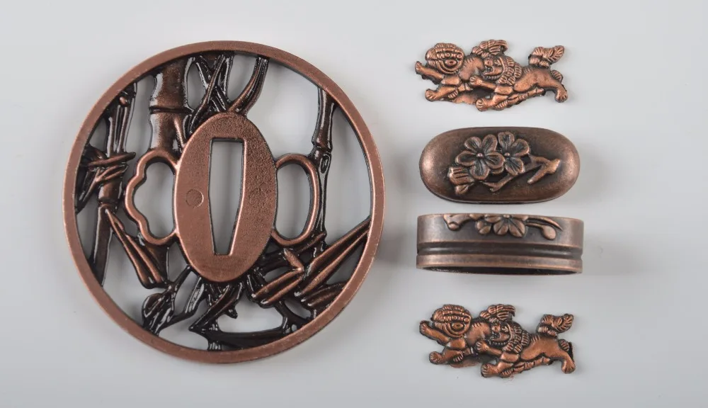 Набор изящных фитингов для японского самурайского меча катаны специальное