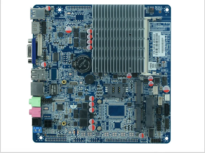 Двухъядерный процессор Intel J1800/2 41 GHz MINI ITX материнская плата с 7 * USB/6 COM/VGA/LVDS все в