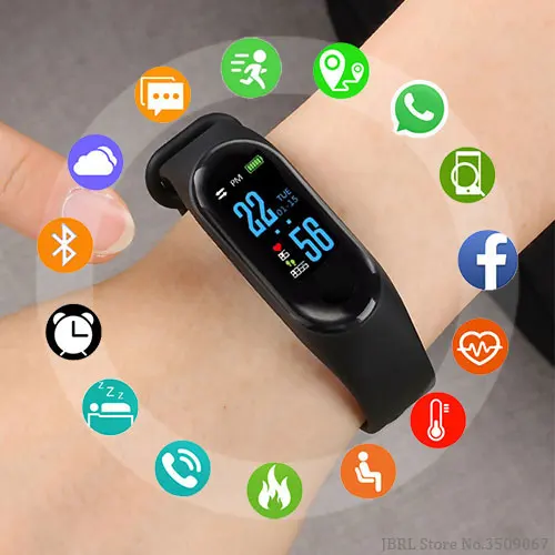 Модные часы Smart Watch дети для обувь девочек мальчиков Спортивный Браслет умные