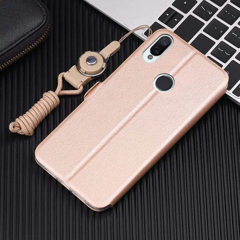 Классический Кожаный чехол книжка для Huawei Nova 3i 5i 3 4 5 Y6 Pro Y7 Prime Y5 2018 Y9 2019 кожаный с