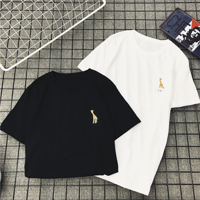 Большие размеры S-XXL Harajuku летняя футболка женская с рисунком животных фламинго