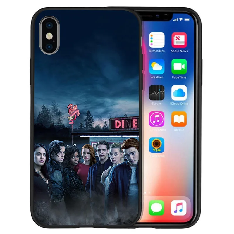H1308 Американский ТВ ривердейл Southside Serpents для iPhone X XR XS Max 5 5S SE 6 6S 7 8 Plus чехол для телефона Funda Coque Etui - Цвет: H1308