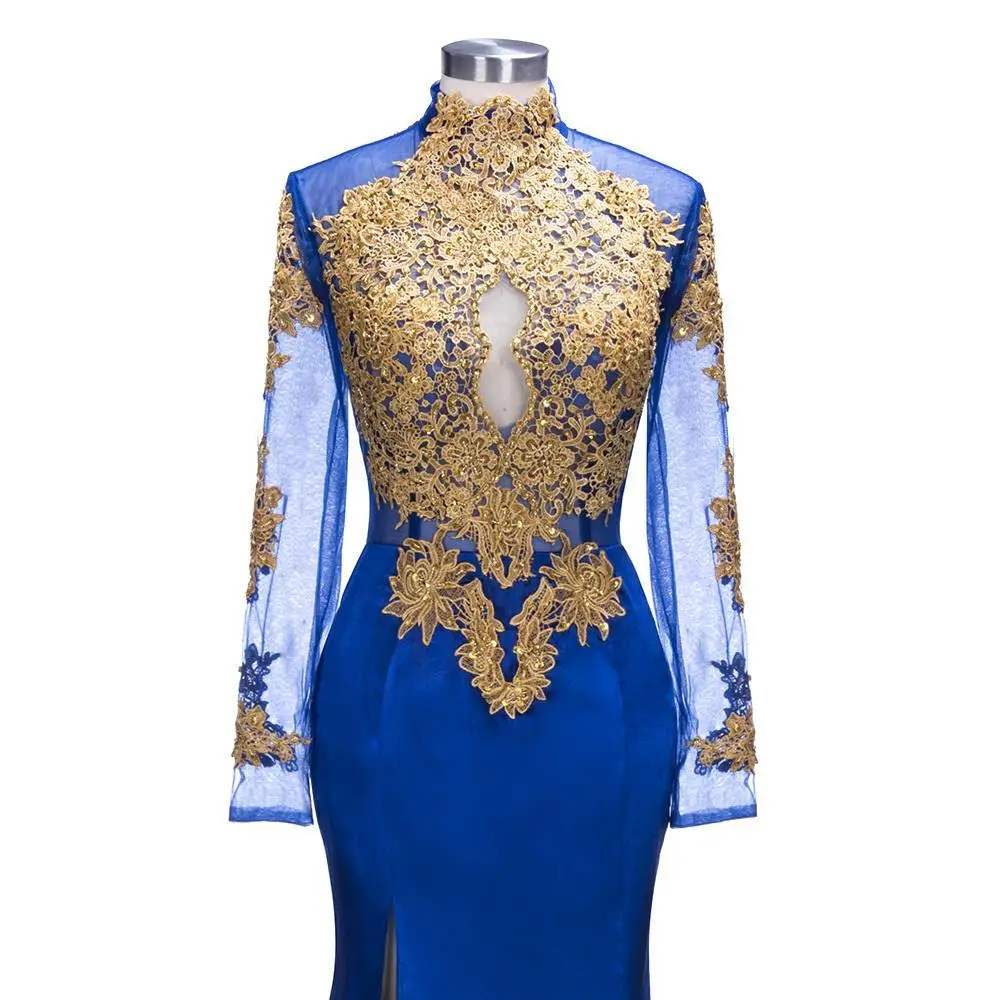 Очаровательные платья с высокой горловиной для выпускного вечера высоким