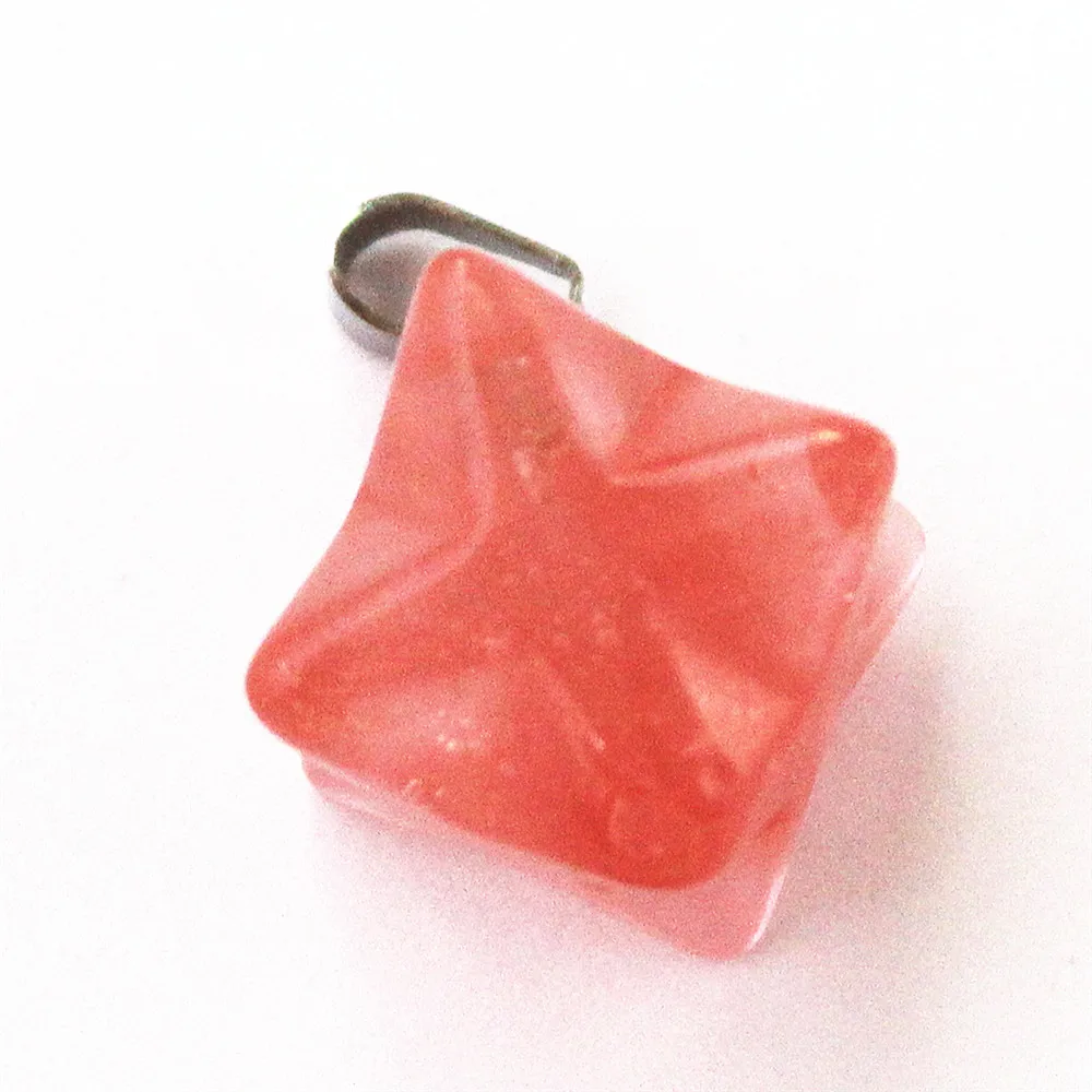New 2017 Fashion Natural Stone Pendant Melkaba Hexagram Cherry Quartz 20*13mm For Jewelry Making 10PCS Wholesale Free Shipping | Украшения