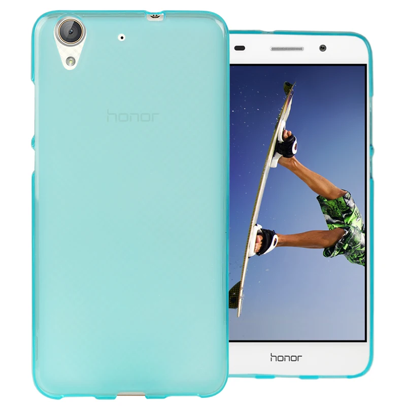 Мягкий силиконовый чехол ТПУ для HuaWei Honor 5A Play 4G LTE Противоскользящий гибкий