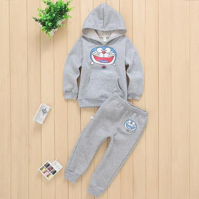 Зимние хлопковые комплекты одежды для детей куртка с капюшоном плотная