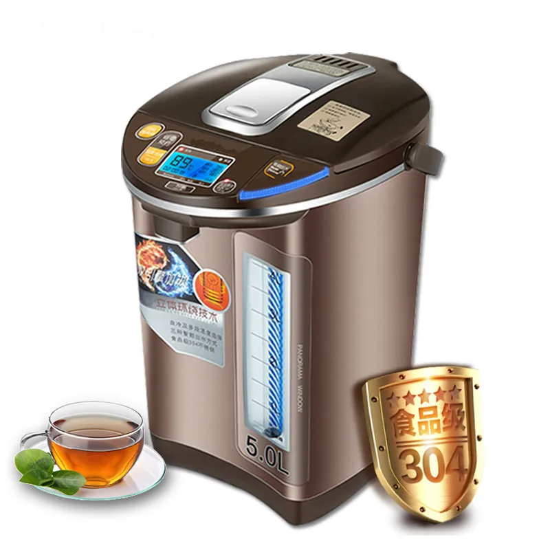 Новый высококачественный электрический термос термос: чайник 5 л из нержавеющей