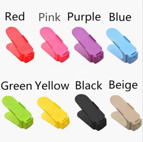 Display Rack Organizer Shoes Space-Saving Plastic Storage Multi-color Hot | Дом и сад