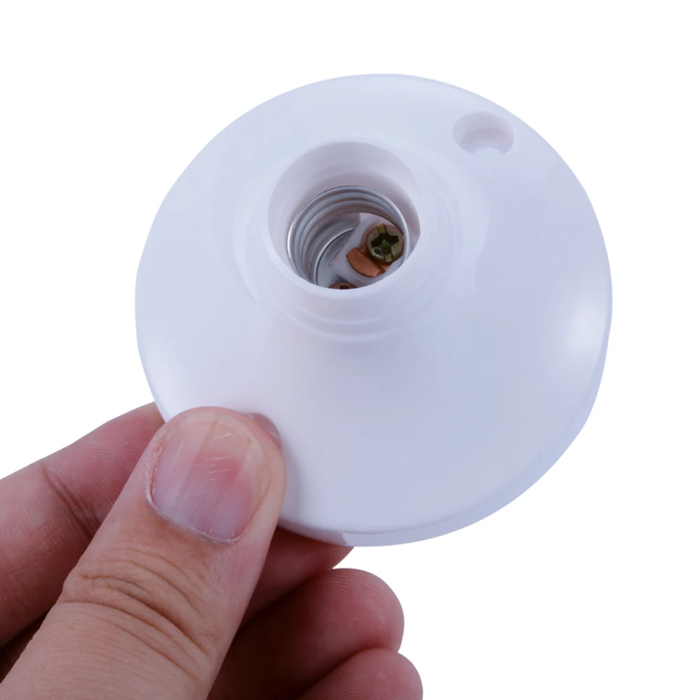 XCSOURCE 2 шт. E14 Круглый Пластиковая Основа Винт Лампа Гнездо Держатель Белый HS427 +|socket