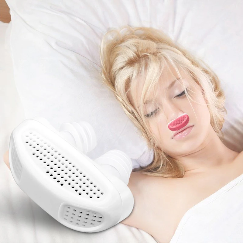 

Anti-snore Nose Clip Mini 2 in 1 Nose Breathing Apparatus Sleeping Aid Snoring Device Snore Stopping Air Purifier B202