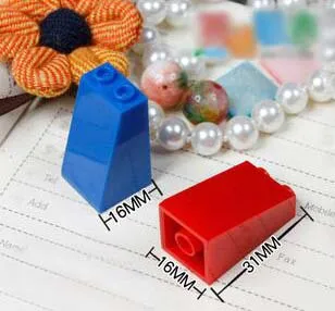20 шт./лот кирпичные детали для наклона черепица 2X2X3 No.3684 Блока DIY совместимые с