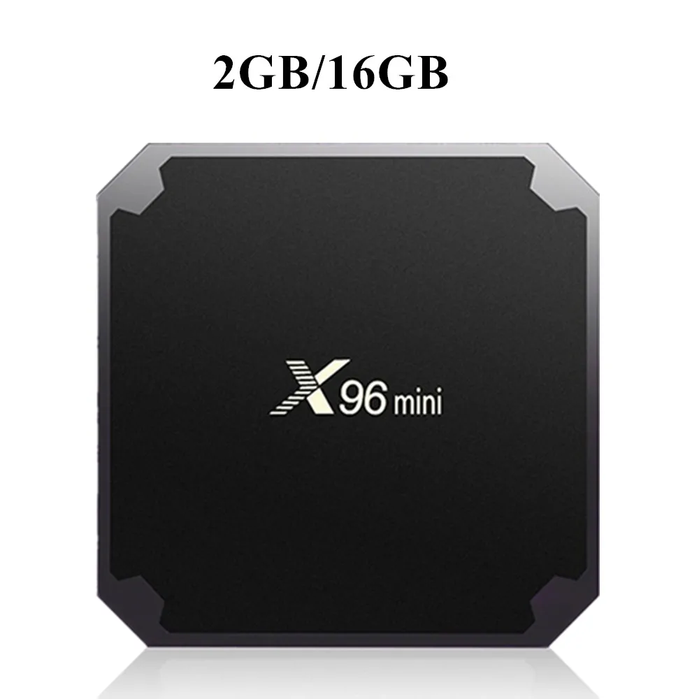X96mini ТВ приставка WiFi android 7,1 4K 2 Гб 16 Гб Amlogic 1 ГБ 8 ГБ S905W ТВ приставка четырехъядерный Wi-Fi Медиаплеер smart X96 mini - Цвет: X96 MINI 2GB 16GB