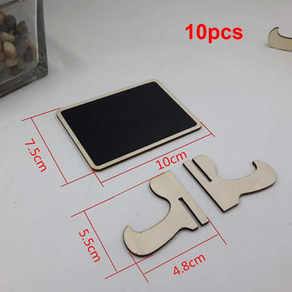 ZQEDY DIY Мини меловая доска квадратные деревянные винтажный декор для кухня бар