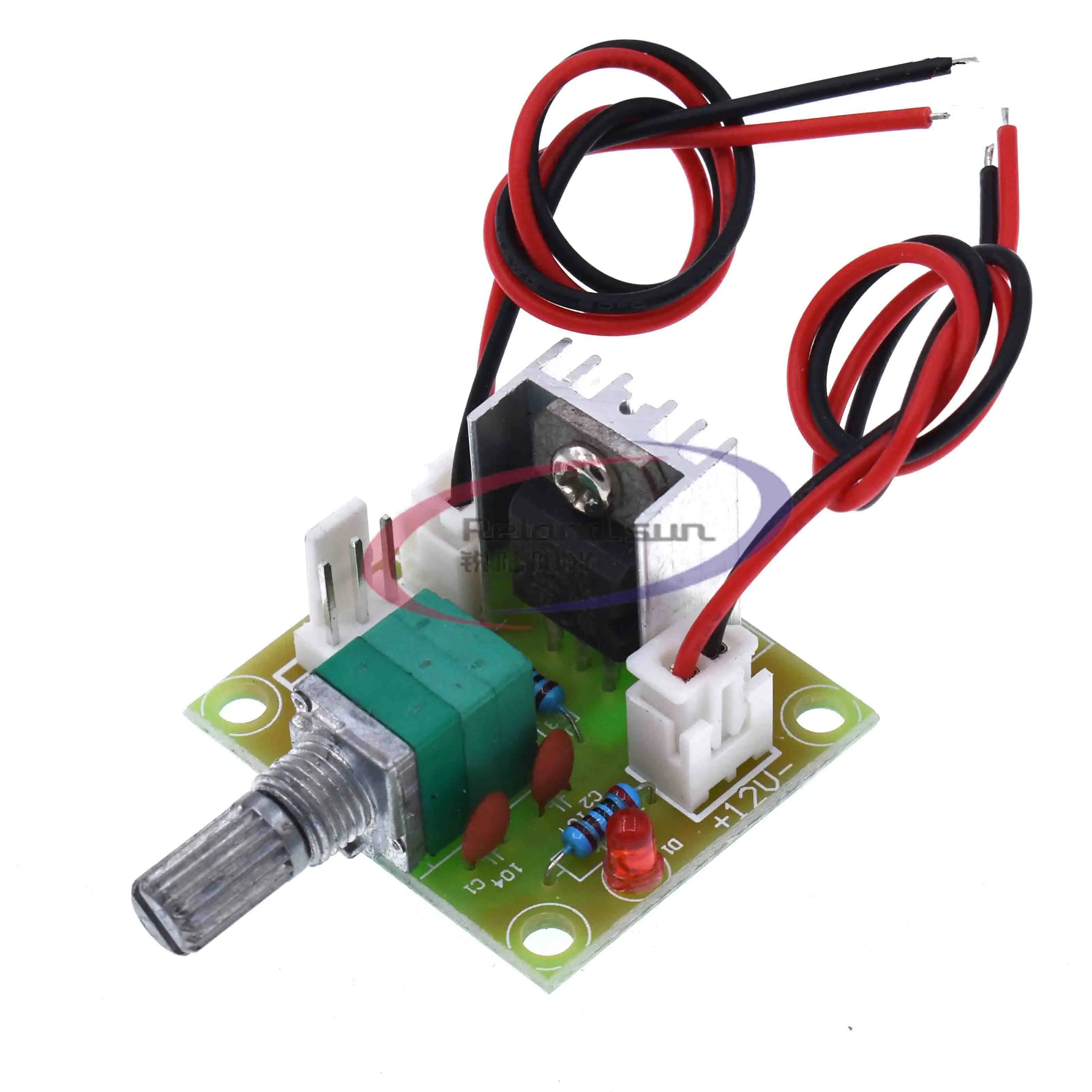 LM317 DC Линейный преобразователь понижающий регулятор напряжения плата скорости