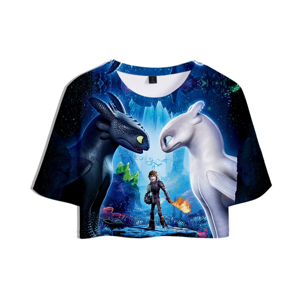 2019 повседневные женские летние сексуальные топы в стиле Харадзюку С мультяшным